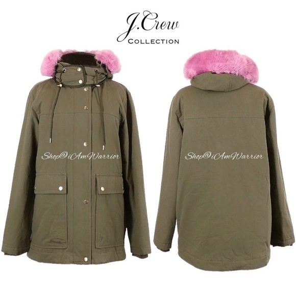 J.Crew Collection NWT down filled
Parka with pink faux fur hood *shop@iamwarrior - Picture 6 of 16